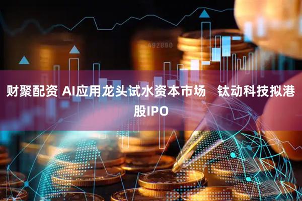 财聚配资 AI应用龙头试水资本市场 钛动科技拟港股IPO